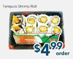 Oceans Fresh Food Market Tempura Shrimp Roll offer