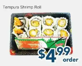 Oceans Fresh Food Market Tempura Shrimp Roll offer