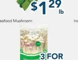 Oceans Fresh Food Market Seafood Mushroom offer