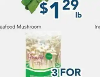 Oceans Fresh Food Market Seafood Mushroom offer