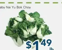 Oceans Fresh Food Market Baby Nai Yu Bok Choy offer