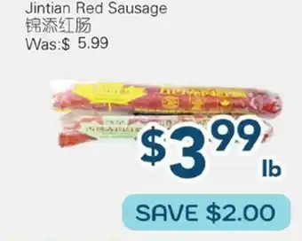 Oceans Fresh Food Market Jintain Red Sausage offer