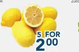 Oceans Fresh Food Market Lemon offer