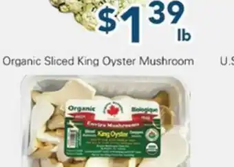 Oceans Fresh Food Market Organic Sliced King Oyster Mushroom offer