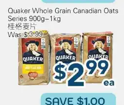 Oceans Fresh Food Market Quaker Whole Grain Canadian Oats Series offer