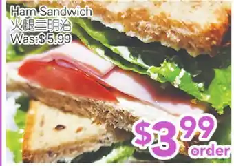 Ample Food Market Ham Sandwich offer