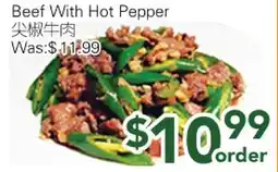 Ample Food Market Beef with Hot Pepper offer