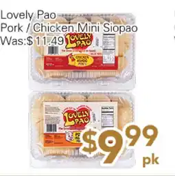 Ample Food Market Lovely Pao Pork/Chicken Mini Siopao offer