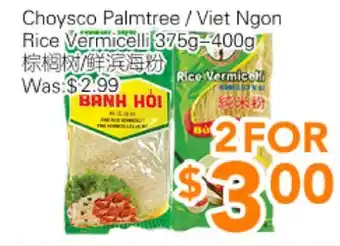 Ample Food Market Choysco Palmtree/Viet Ngon Rice Vermicelli offer