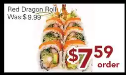 Ample Food Market Red Dragon Roll offer