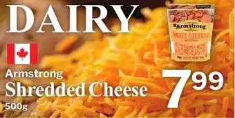 Village Food Markets Armstrong Shredded Cheese offer