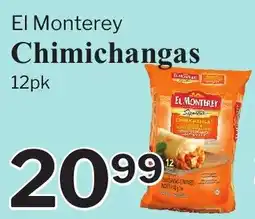 Village Food Markets El Monterey Chimichangas offer