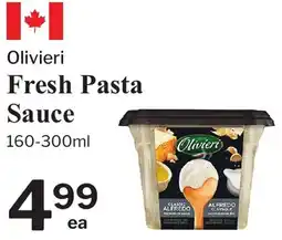 Village Food Markets Olivieri Fresh Pasta Sauce offer