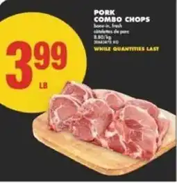 No Frills Pork combo chops offer