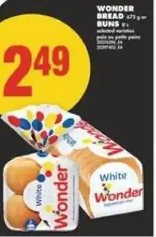 No Frills Wonder bread buns offer