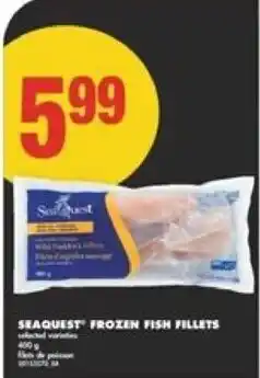 No Frills Seaquest frozen fish fillets offer