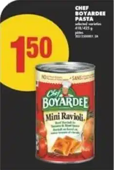 No Frills Chef boyardee pasta offer