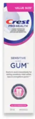 Walmart Crest Sensitive and Gum or Gum Detoxify Toothpaste 110 mL offer