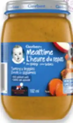 Walmart Gerber Organic Purees or Mealtime Jar Purees or Love Child Pouches offer