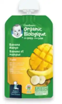 Walmart Gerber Organic Purees or Mealtime Jar Purees or Love Child Organics Pouches offer