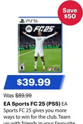 Best Buy EA Sports FC 25 (PS5) offer