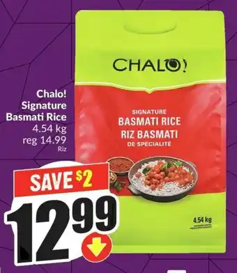 FreshCo Chalo! Signature Basmati Rice offer