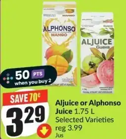 FreshCo Aljuice or Alphonso Juice offer