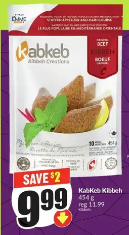 FreshCo KabKeb Kibbeh offer