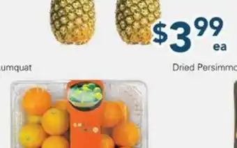 Oceans Fresh Food Market Pineapple offer