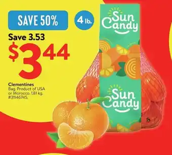 Walmart Clementines offer