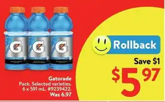 Walmart Gatorade offer