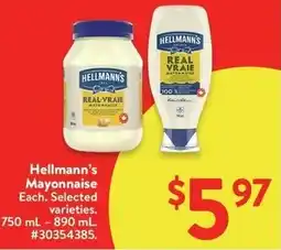 Walmart Hellmann's Mayonnaise offer