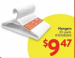 Walmart Hangers offer