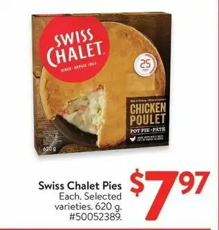 Walmart Swiss Chalet Pies offer