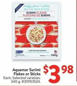 Walmart Aquamar Surimi Flakes or Sticks offer