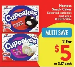 Walmart Hostess Snack Cakes offer