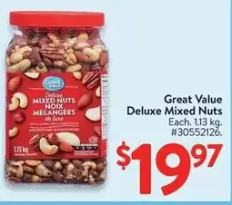 Walmart Great Value Deluxe Mixed Nuts offer