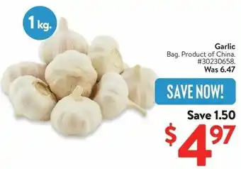 Walmart Garlic offer