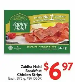 Walmart Zabiha Halal Breakfast chicken strips offer