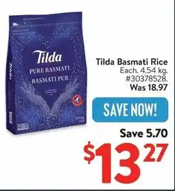 Walmart Tilda Basmati Rice offer