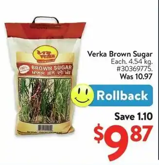 Walmart Verka Brown Sugar offer