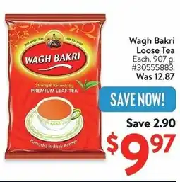 Walmart Wagh Bakri Loose Tea offer