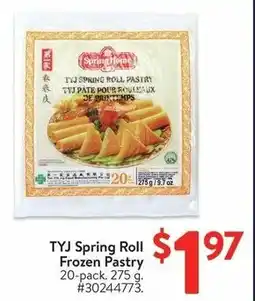 Walmart TYJ Spring Roll Frozen Pastry offer