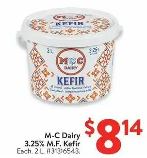 Walmart M-C Dairy 3.25% M.F. Kefir offer