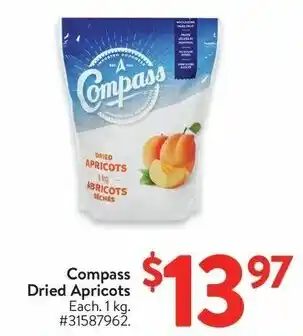 Walmart Compass Dried Apricots offer