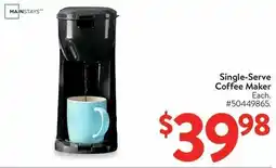 Walmart Single-Serve Coffee Maker offer