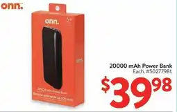 Walmart 20000 mAh Power Bank offer