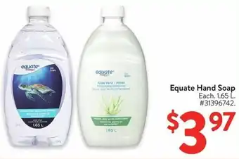 Walmart Equate Hand Soap offer