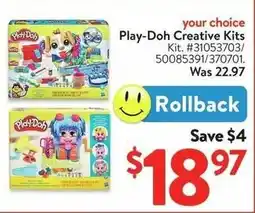 Walmart Play-Doh Creative Kits offer