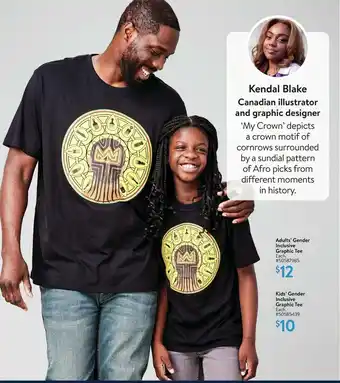 Walmart Kids' Gender Inclusive Graphic Tee offer